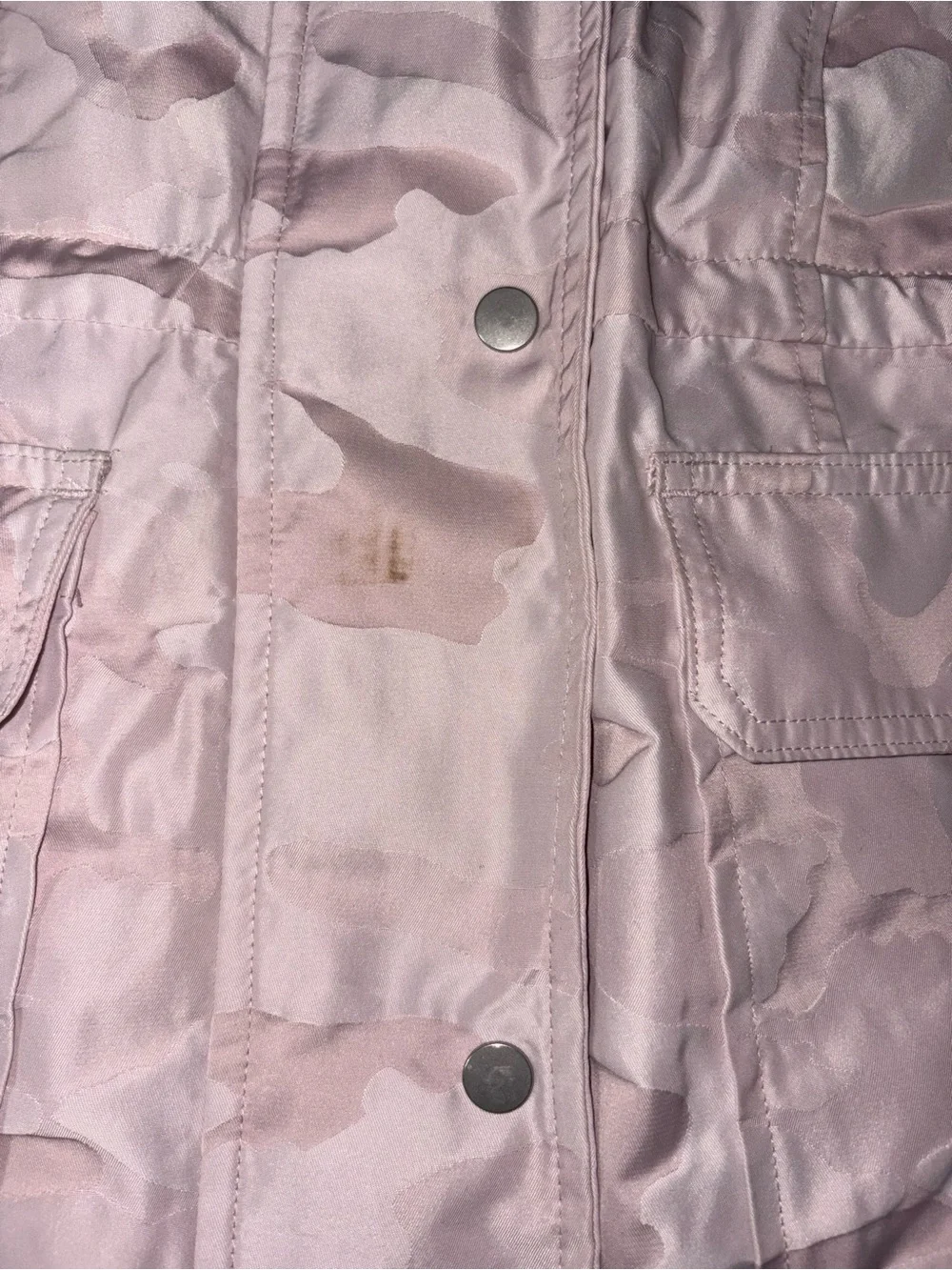 Athletic Works Light Pink Camo Hooded Utility Jacket